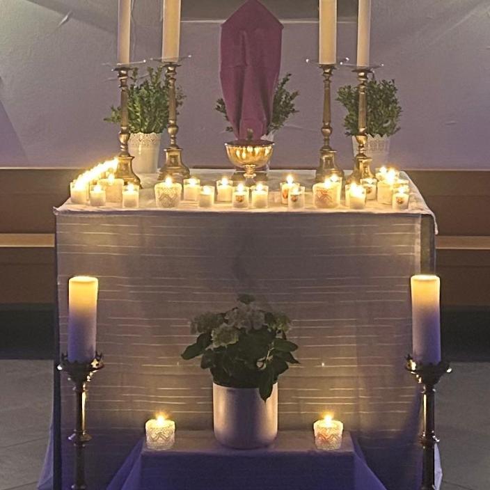 Feier des Letzten Abendmahls in Föhren